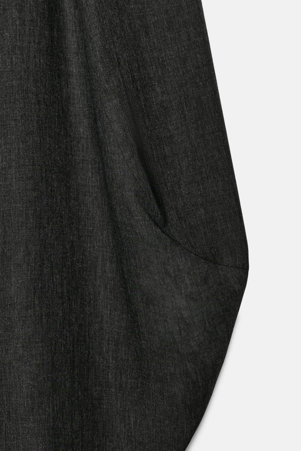 VOLUME FLOWY TROUSERS WITH WOOL ZW COLLECTION - Zara фото 8