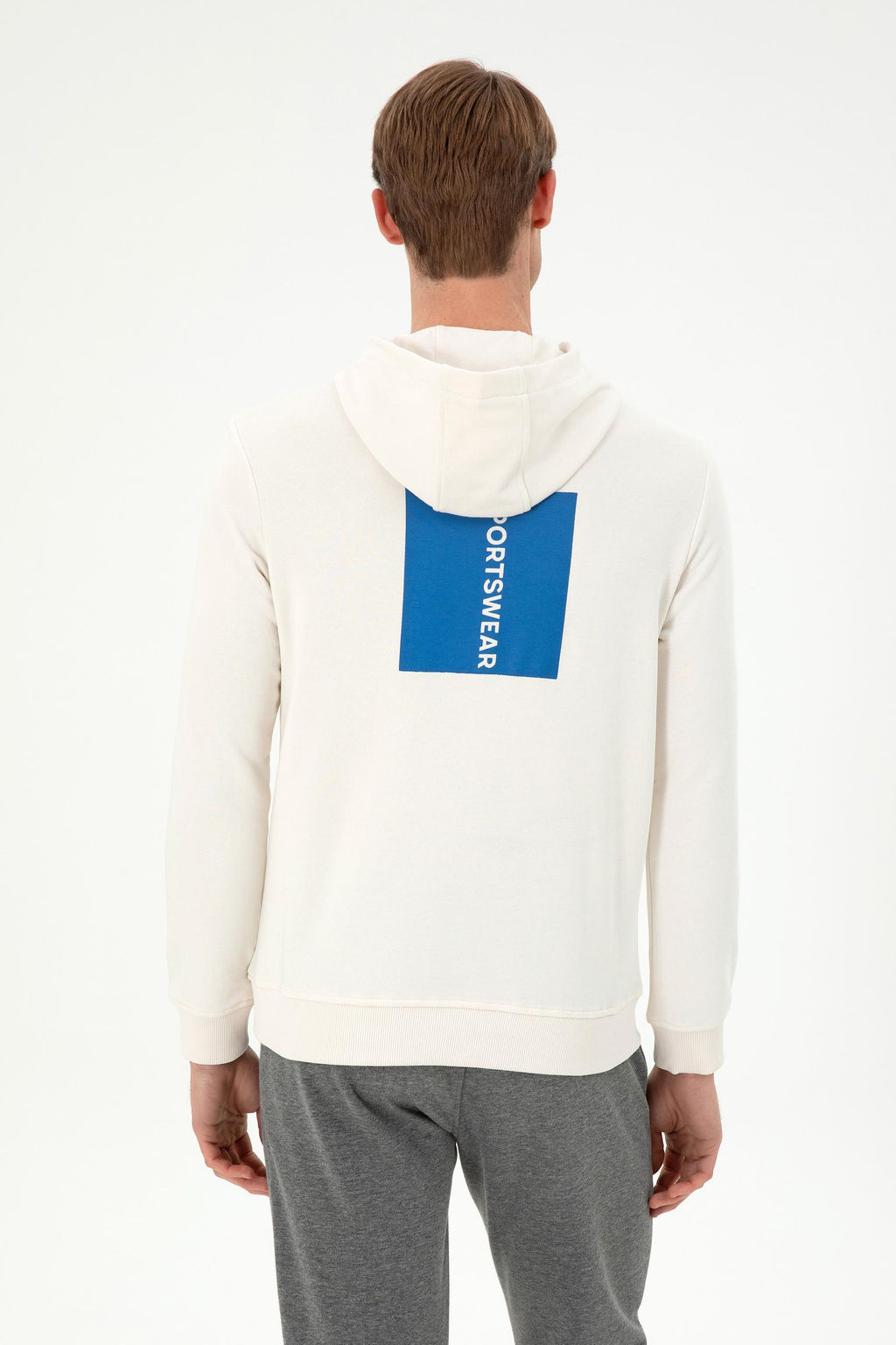 Мужской кремовый свитшот - U.s. polo assn фото 5