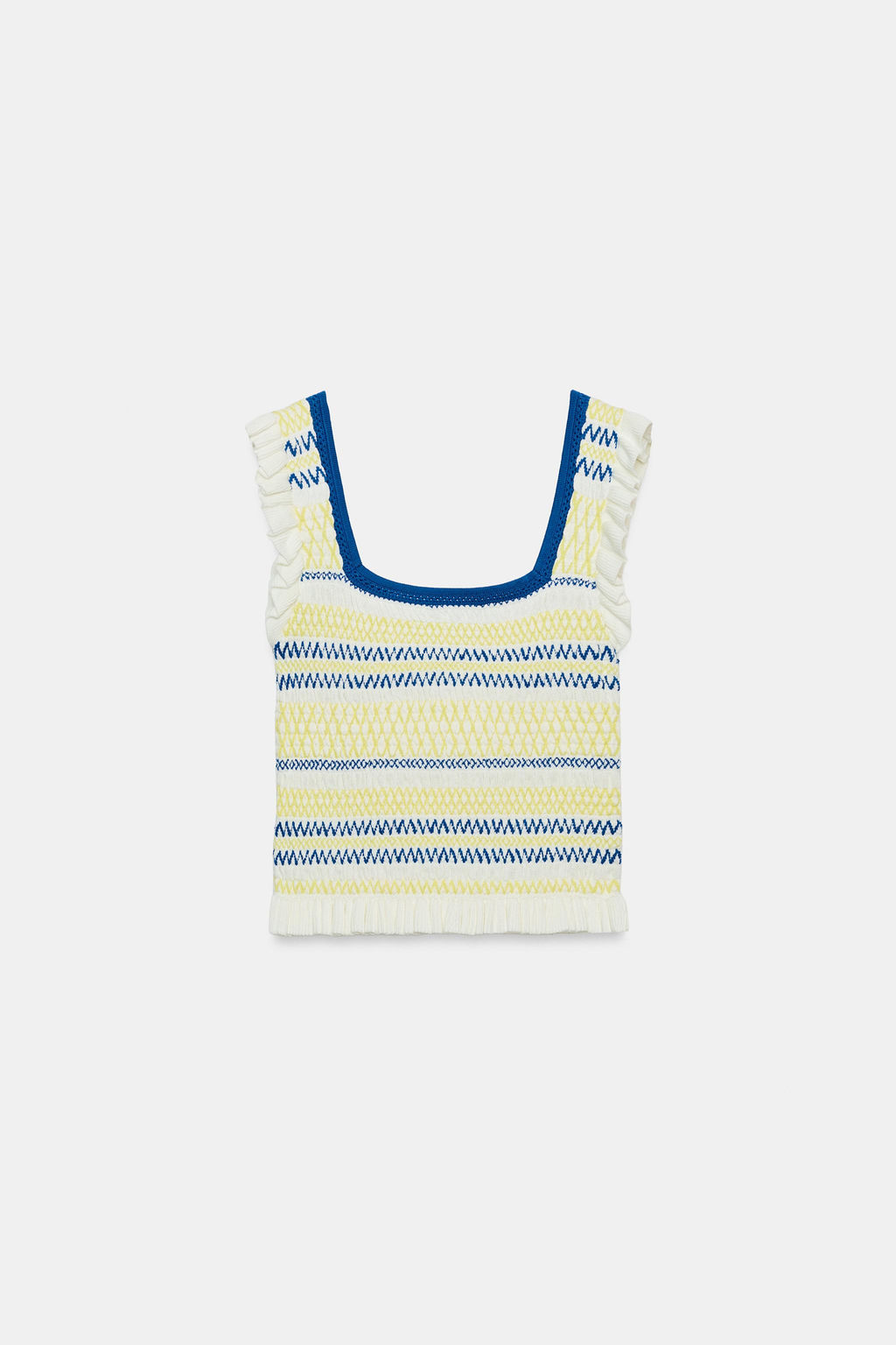 TOP RAYAS NIDO DE ABEJA / Multicolor