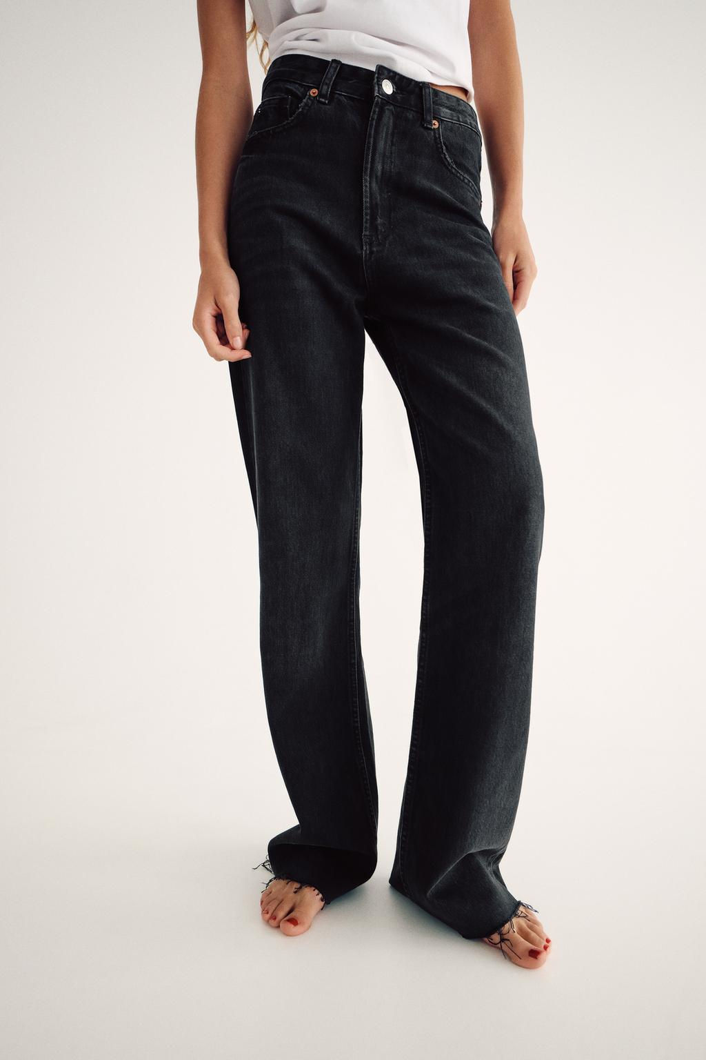 TRF WIDE-LEG HIGH-WAIST JEANS - Zara фото 21