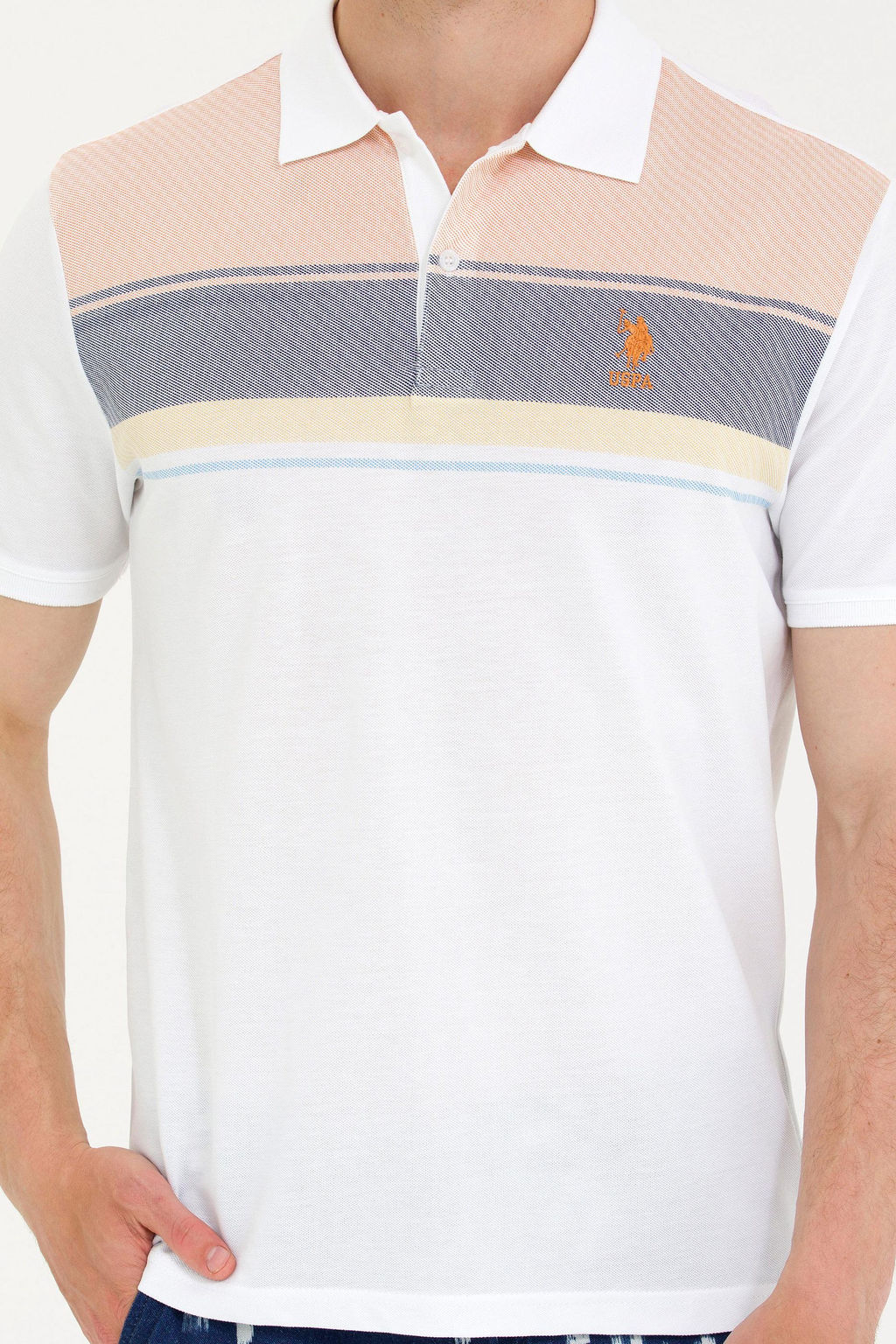 Мужская футболка с изображением плитки - U.s. polo assn фото 6