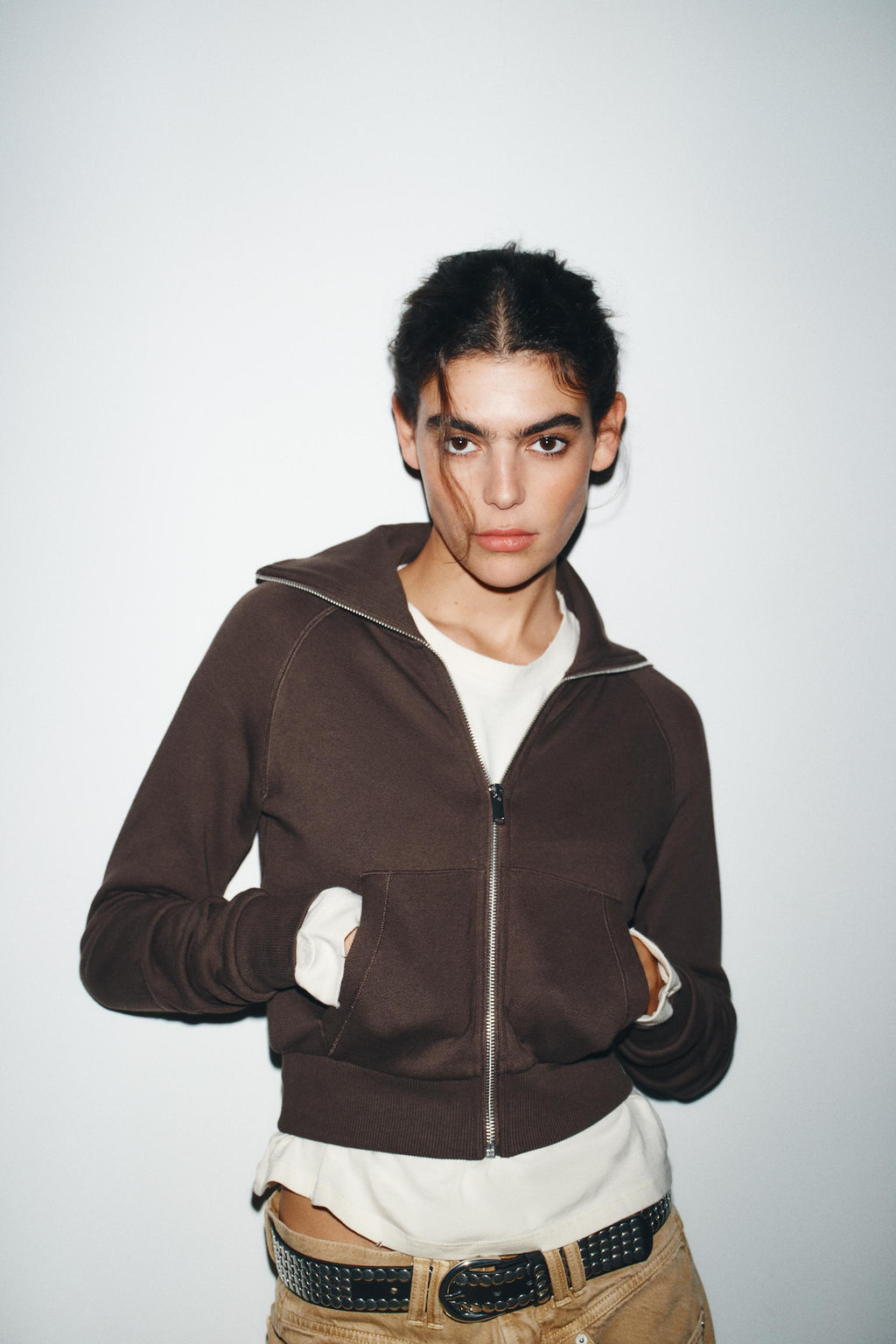 ZIP-UP PLUSH JACKET - Zara фото 2