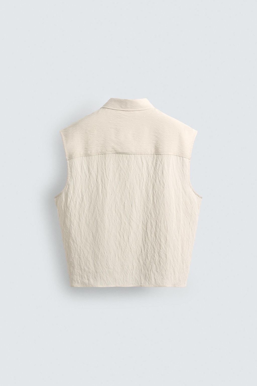 CAMISA POLO TANK RELAXED FIT / Beige - Zara фото 8