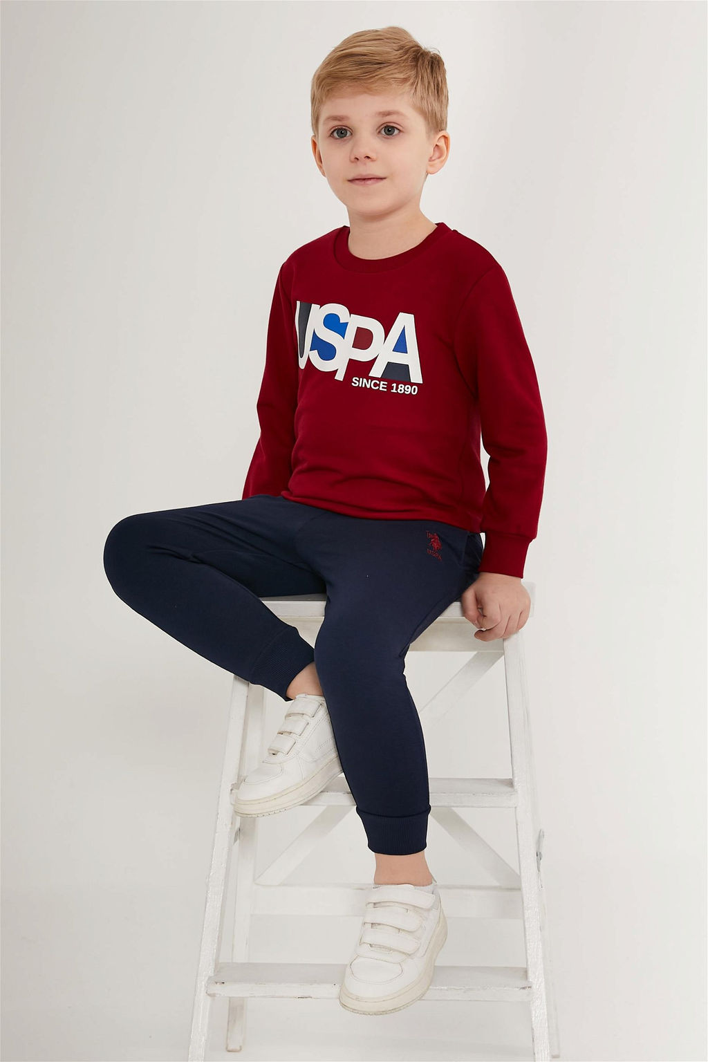 U. S. Polo Assn Бордовый пижамный комплект для мальчика - U.s. polo assn фото 8