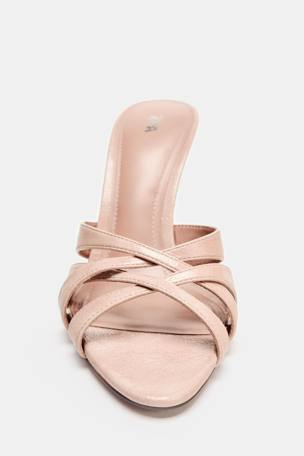 SANDALIA TAC?N CRUZADA / Beige