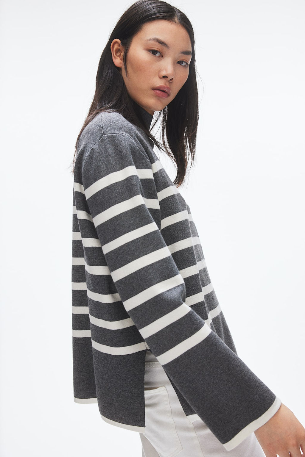 Jersey de punto con cuello perkins - H&m фото 3