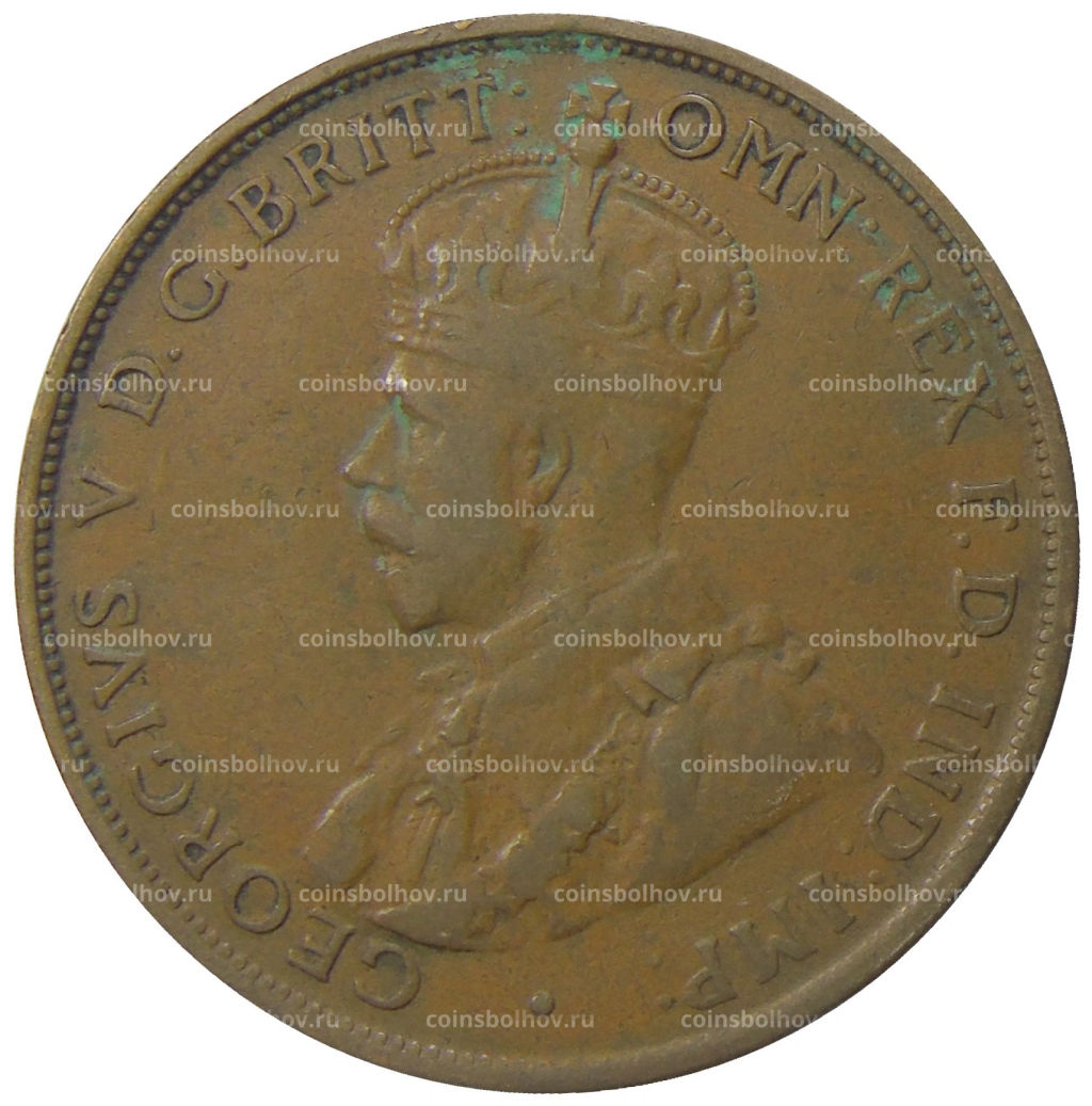 1 пенни 1933 года Австралия