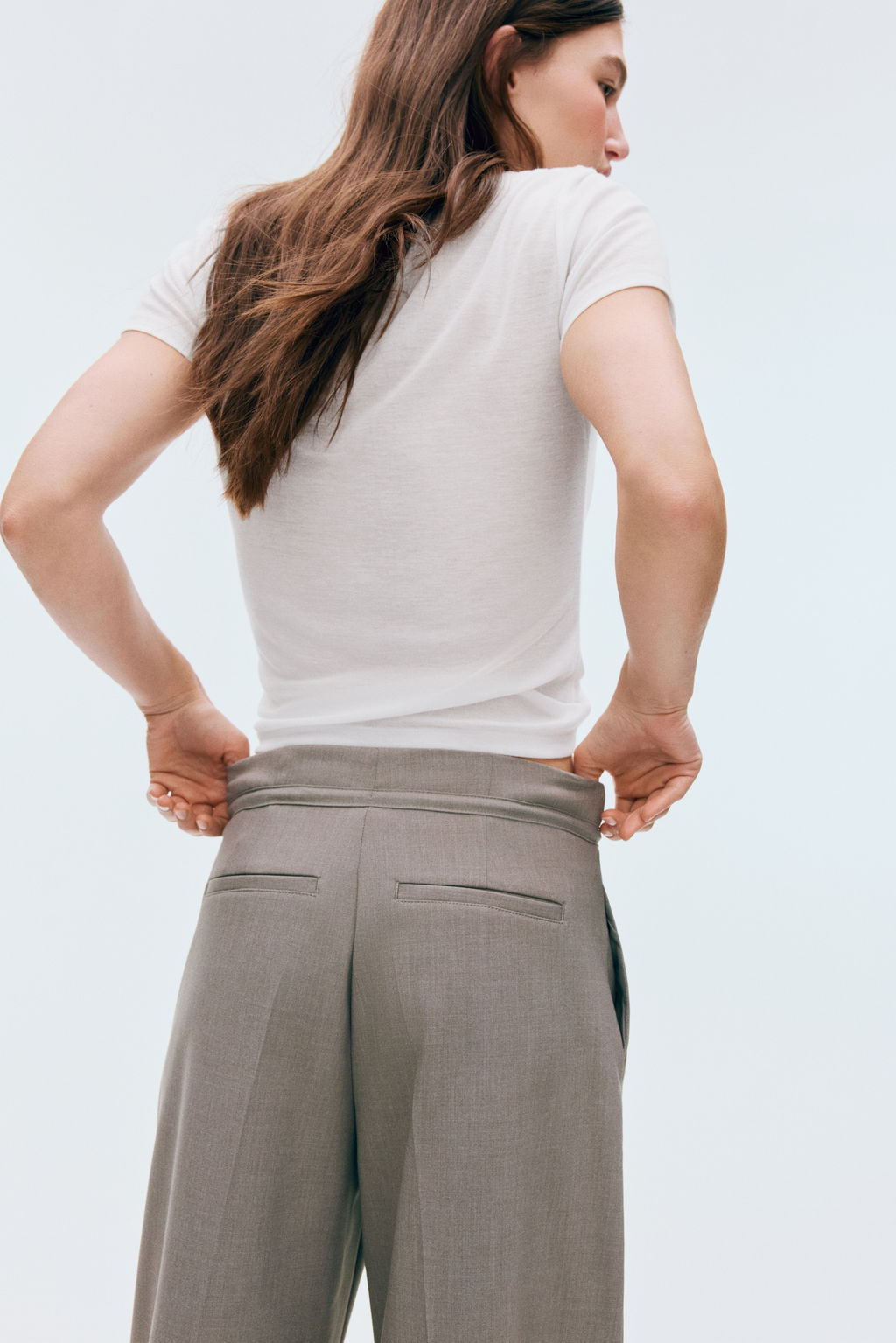Pantal?n sastre con cord?n de ajuste - H&m фото 5