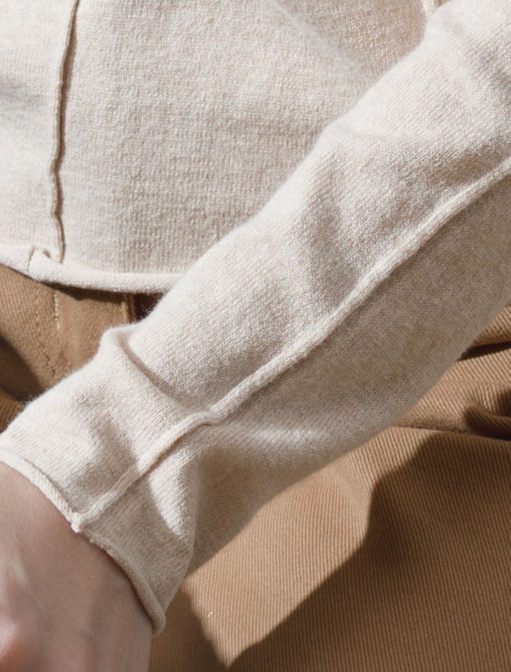 Джемпер тонкой вязки из хлопка с нейлоном