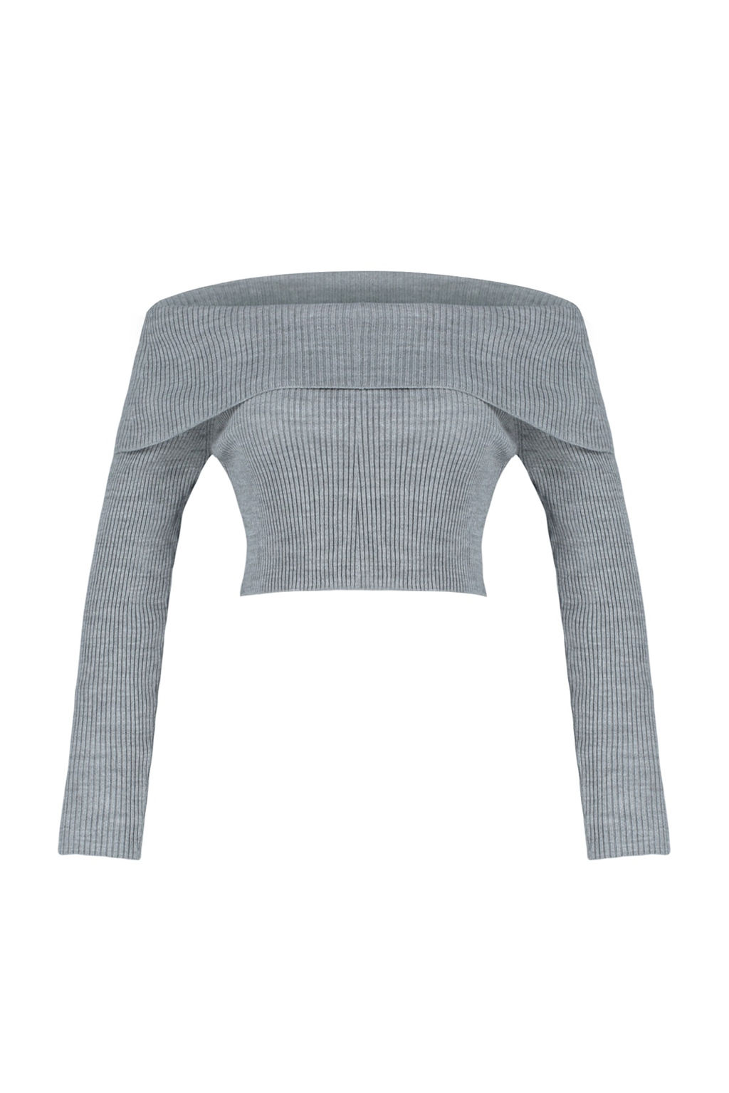 Tas Super Crop Carmen Yaka Triko Kazak TWOAW22KZ1897 - Trendyolmilla фото 22