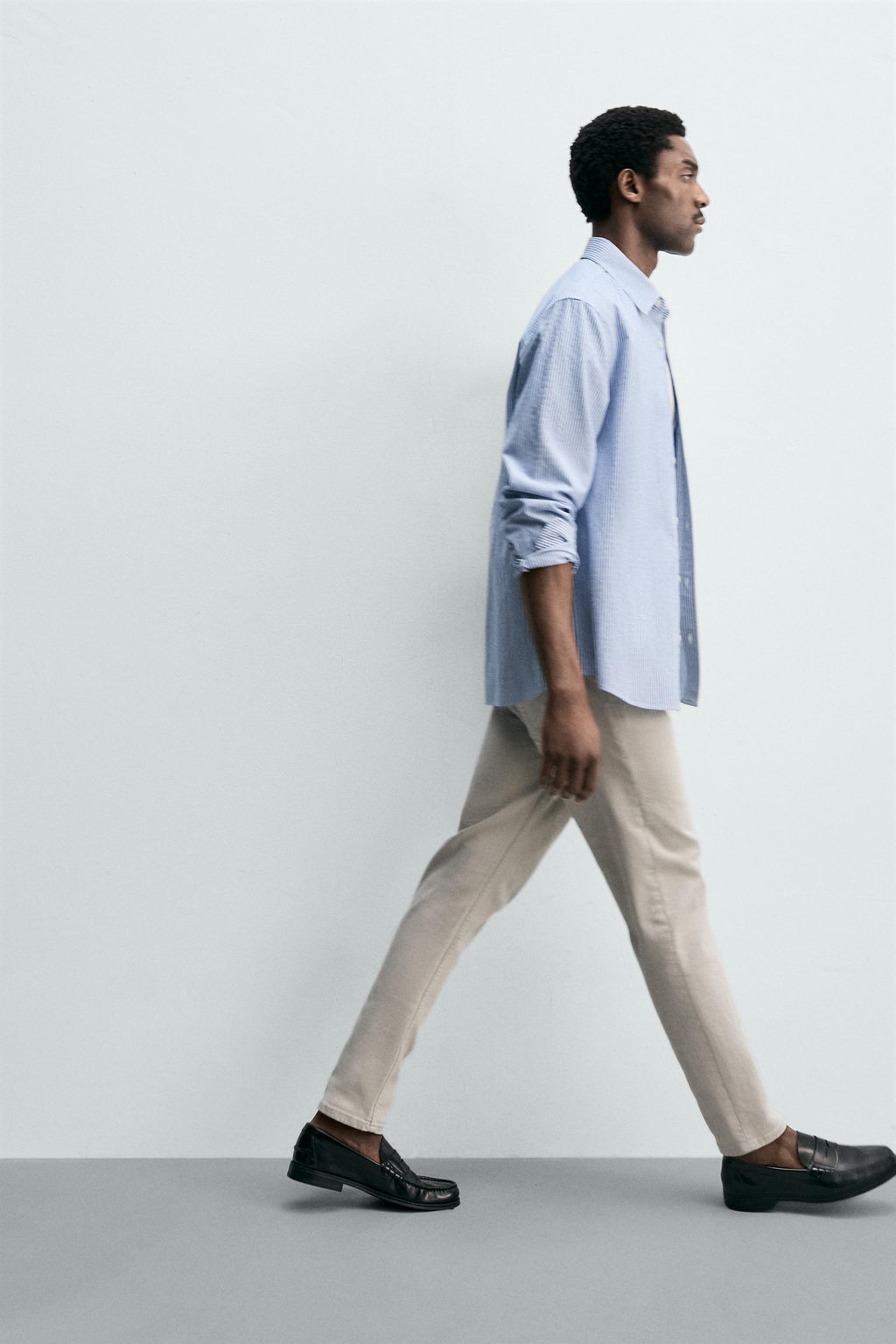 JEANS SLIM FIT B?SICO / Crudo - Zara фото 6