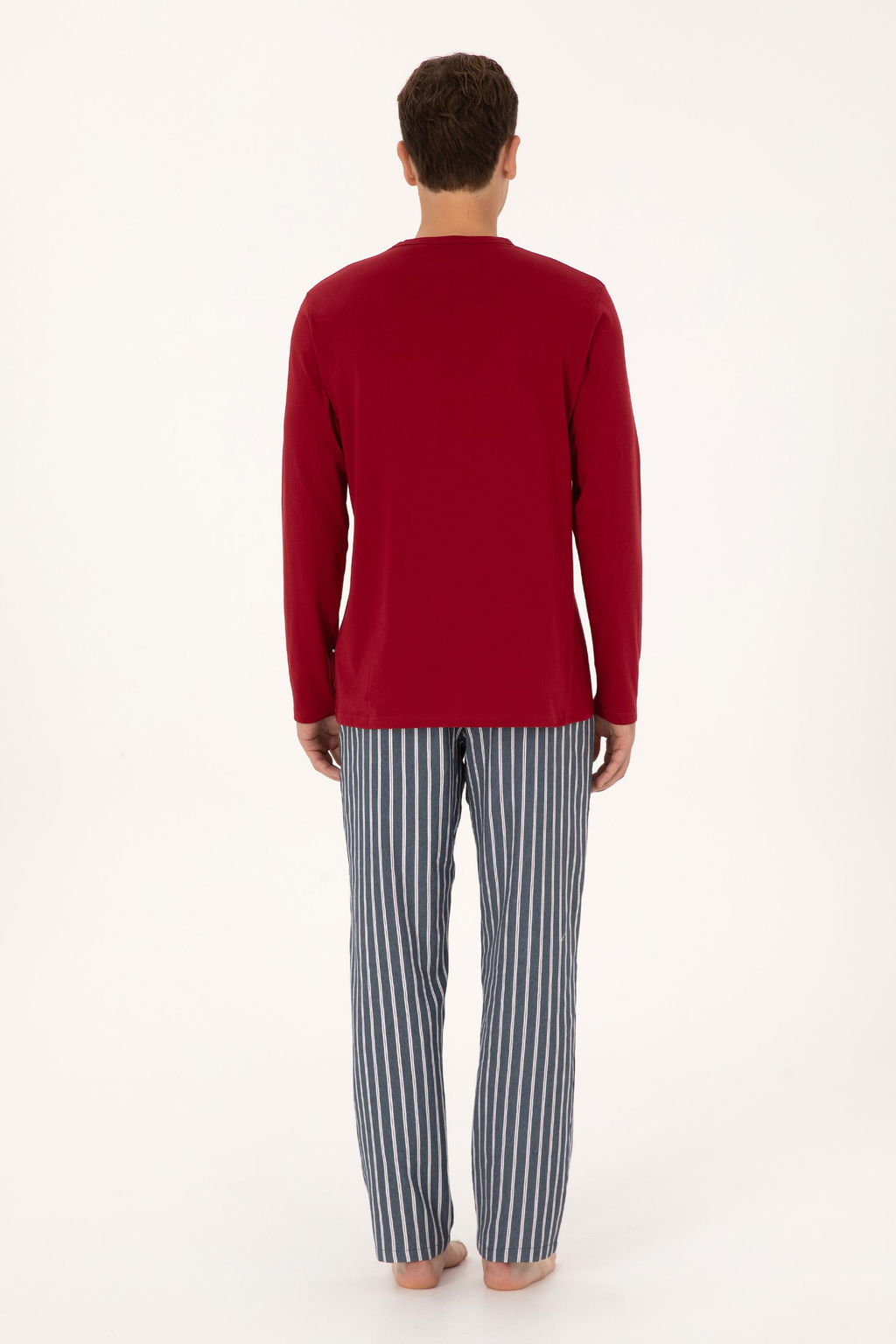 Erkek Bordo Pijama Tak_m_ - U.s. polo assn фото 5