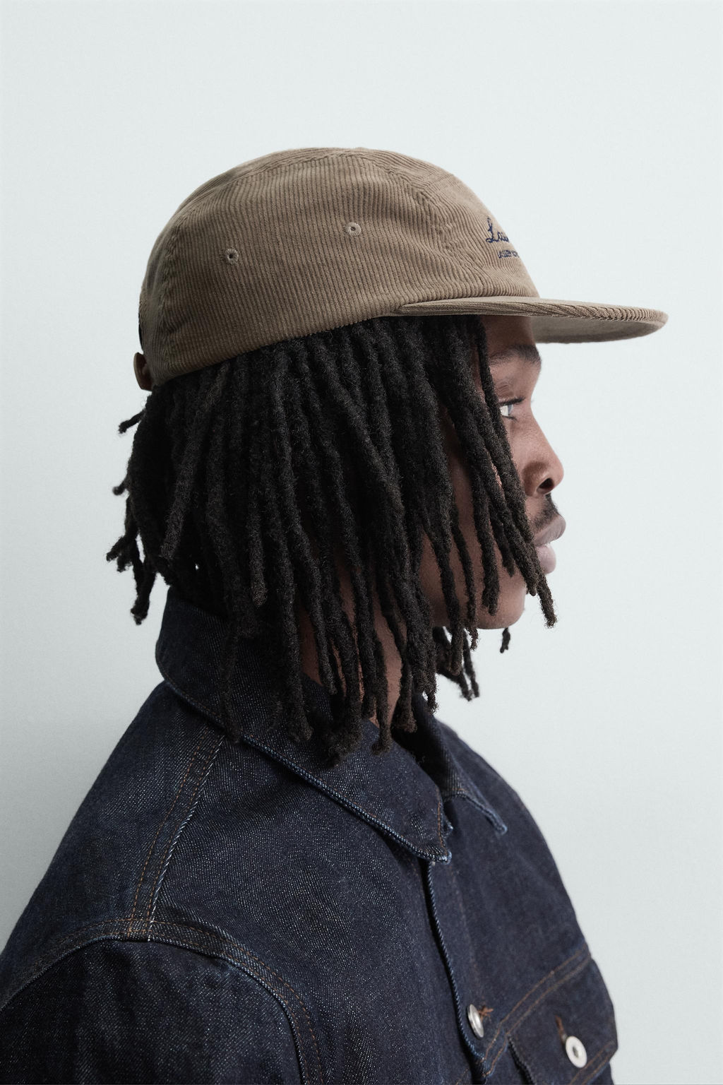 GORRA VISOR PLANO PANA / Beige - Zara фото 2
