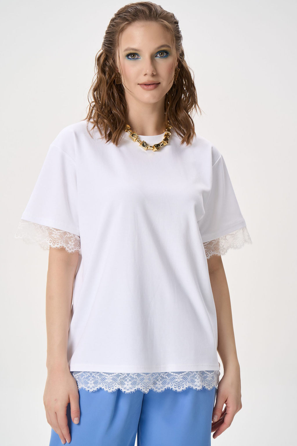 Футболка Бэль (белый) - Эльза фото 7