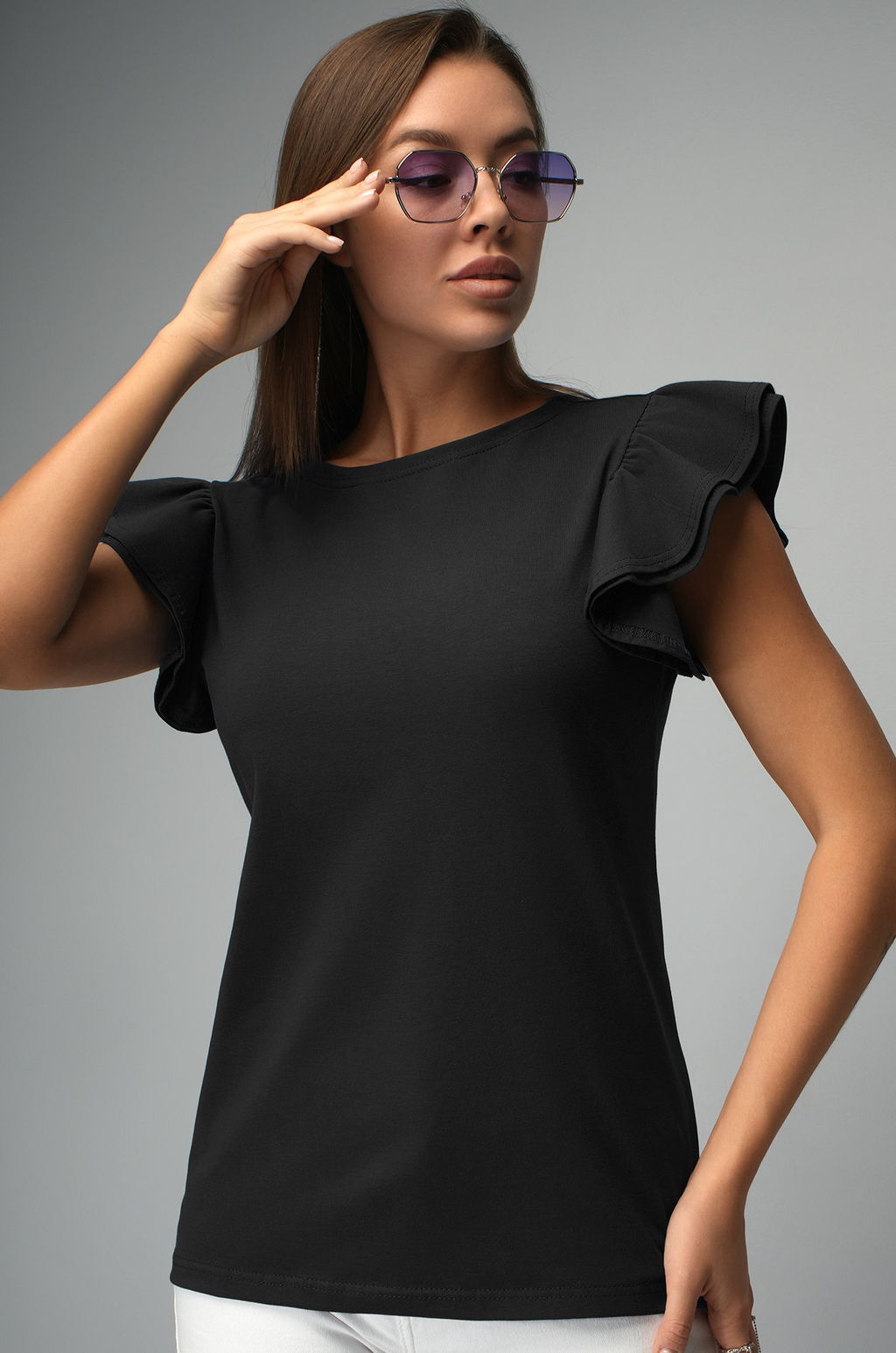 Женская блузка с коротким рукавом Happyfox