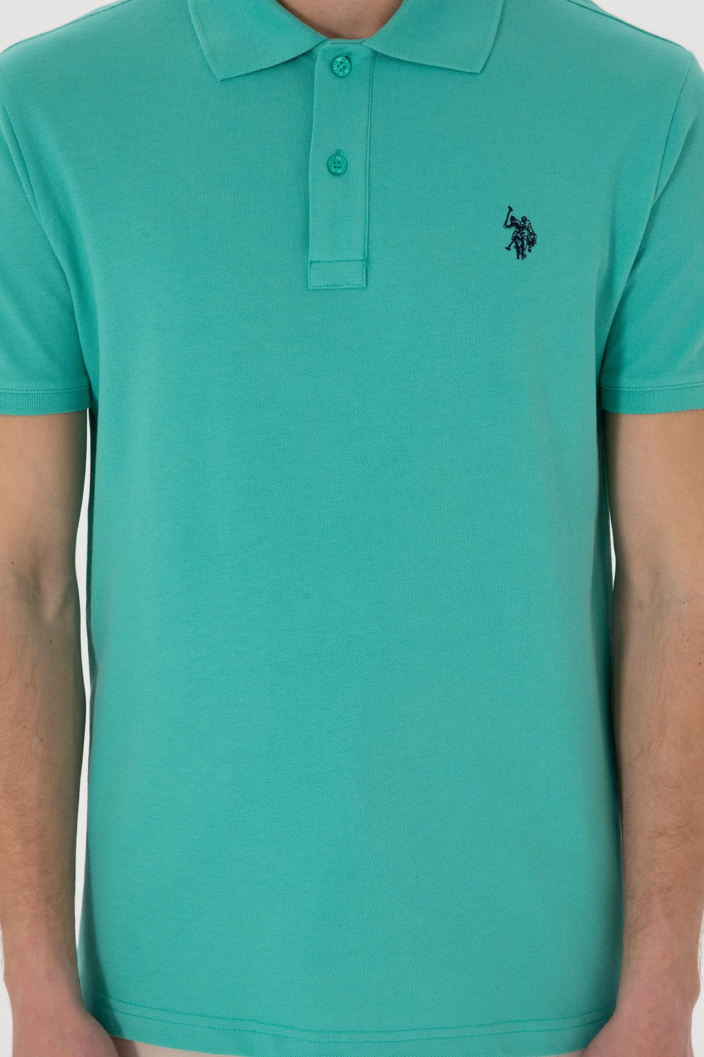Erkek Slim Fit Polo Yaka Mint Basic Ti__rt - U.s. polo assn фото 6