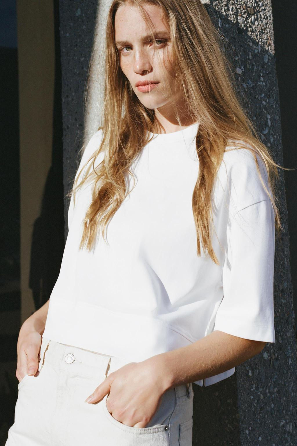 CROPPED T-SHIRT - Zara фото 6