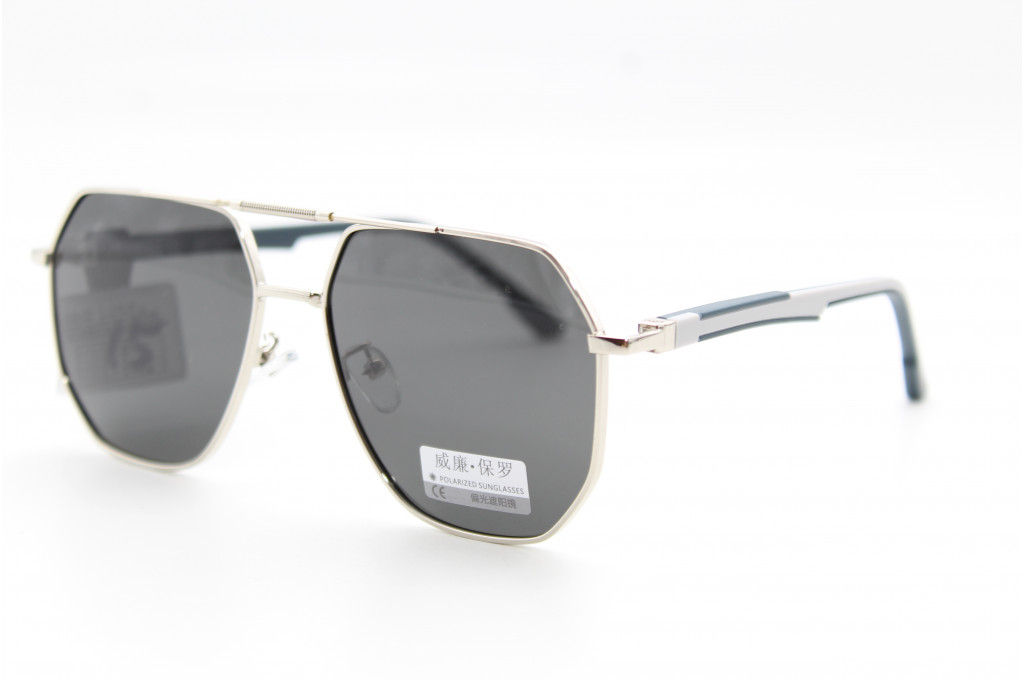 Солнцезащитные очки WILIBOLO (Polarized) 8014 59-16-142 С5 Серебро