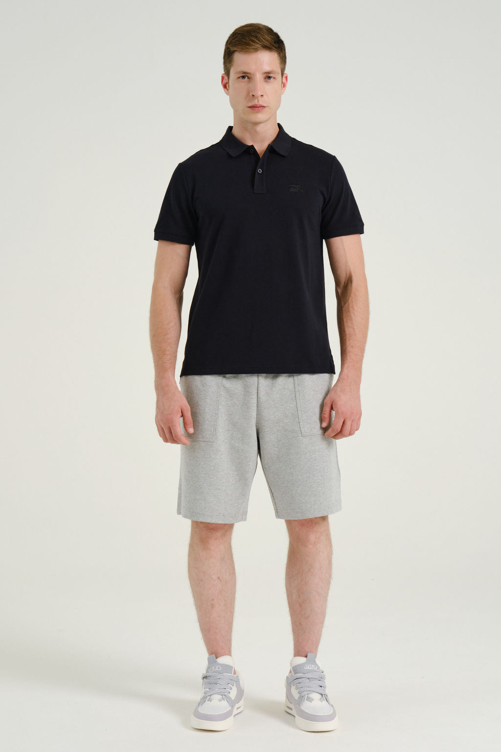 Шорты трикотажные Серый