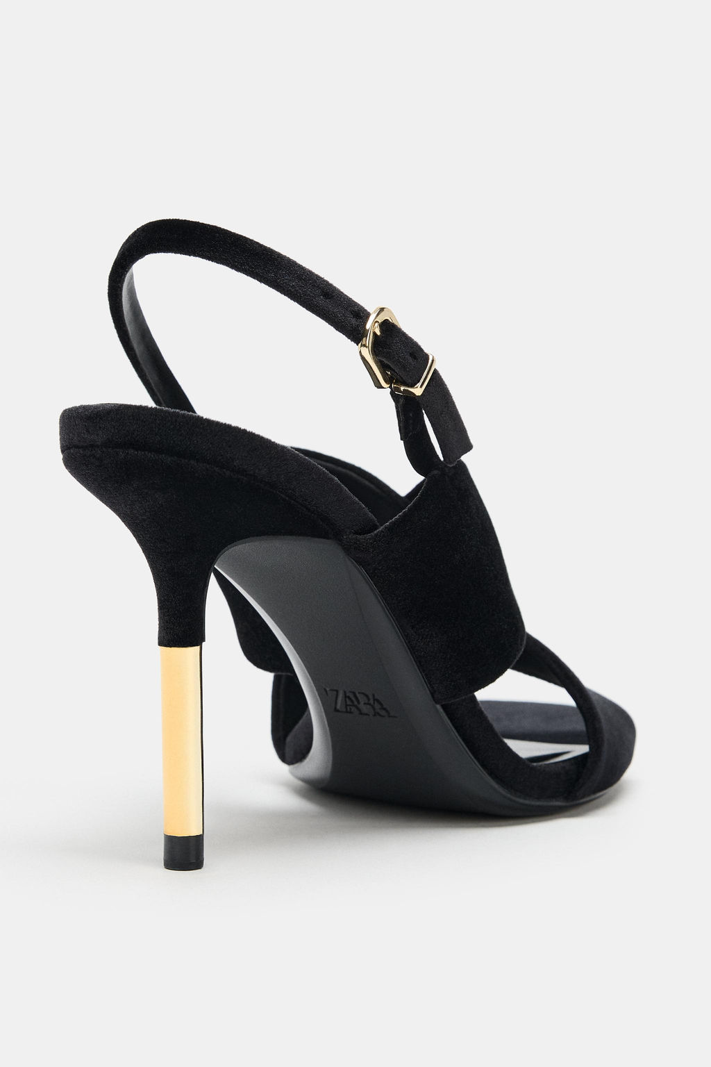 CROSSOVER HEELED SANDALS - Zara фото 2