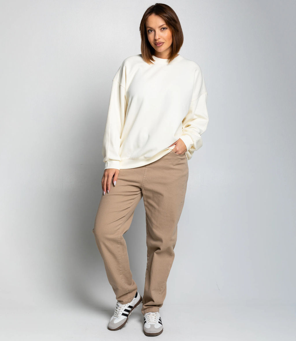 Свитшот #КТ329 (3), кремовый - Dommod фото 4