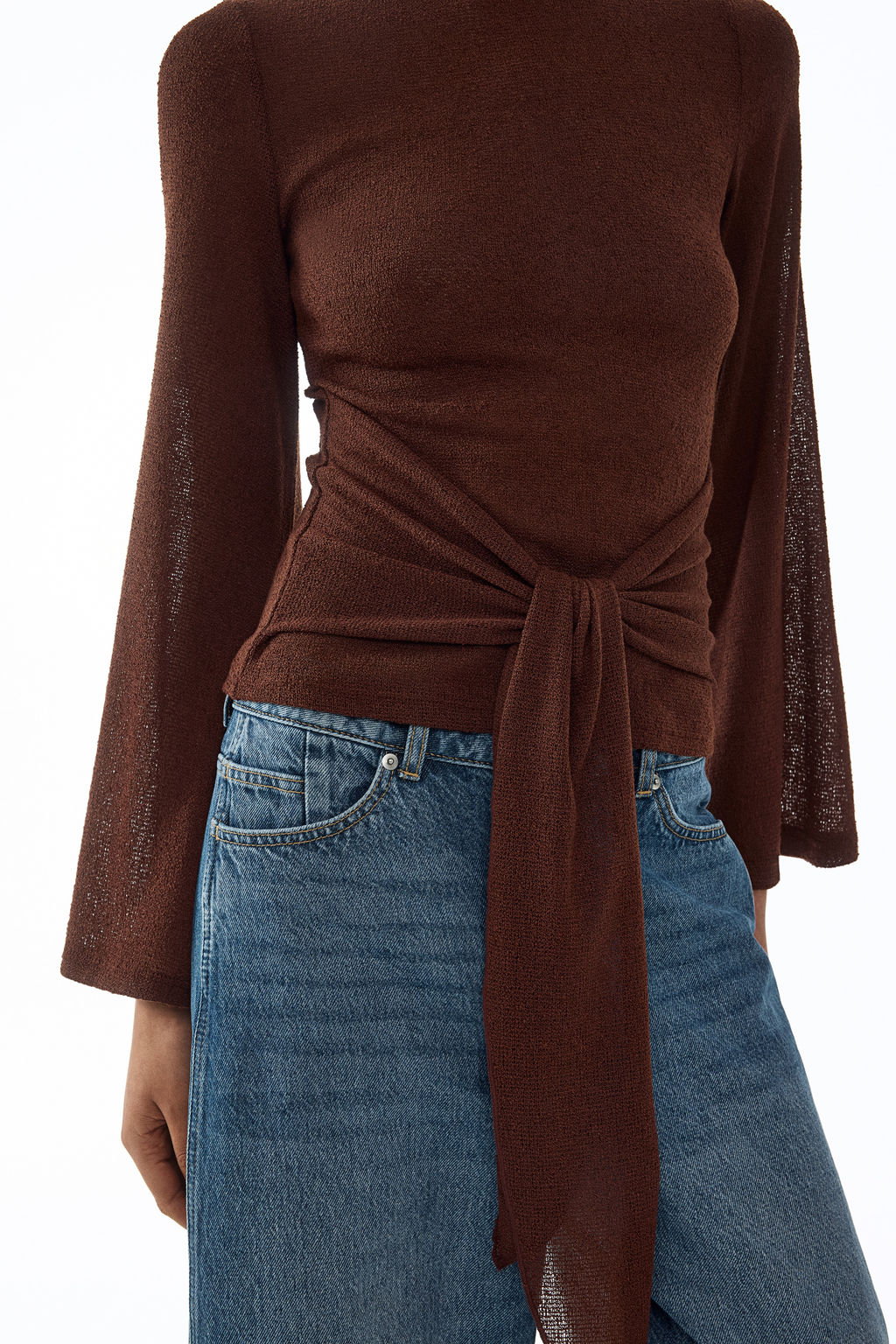 Top de punto con lazada - H&m фото 4