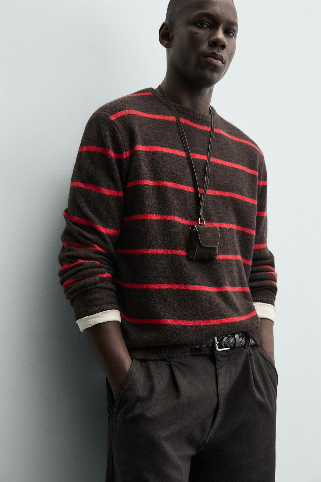 STRIPED WOOL JUMPER - Zara фото 6