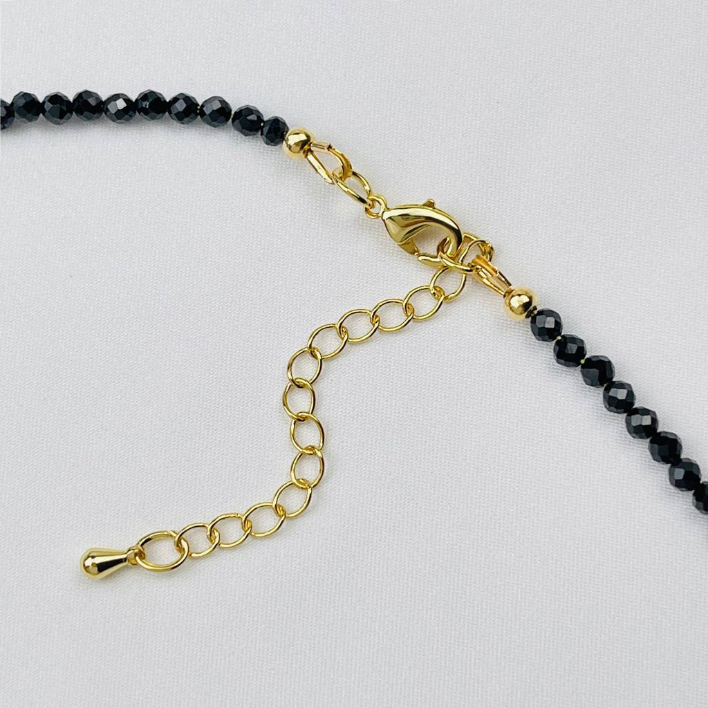 Бусы-Чокер из камня Шпинель 42 см +