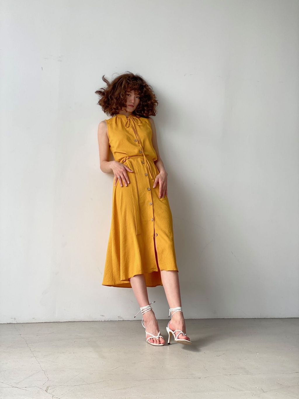 Платье, как из к/ф Красотка, в цвете манго - Martichelli фото 13