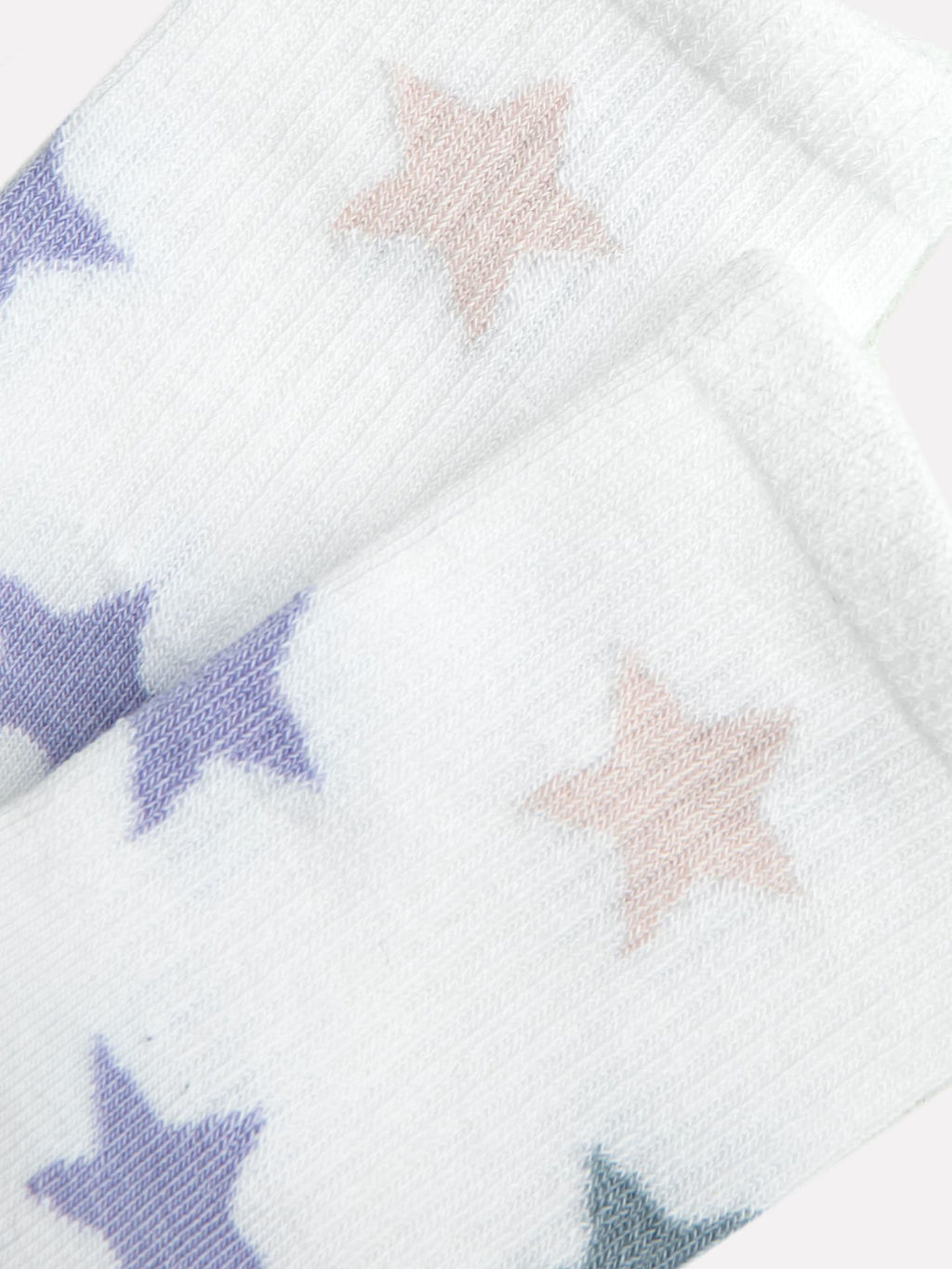 Цена за 5 пар! Носки детские классические белые с рисунком звездочек - Mark formelle фото 4