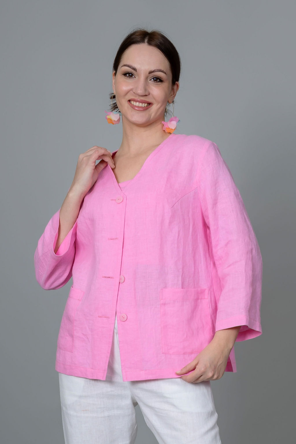 Жакет 100% лен