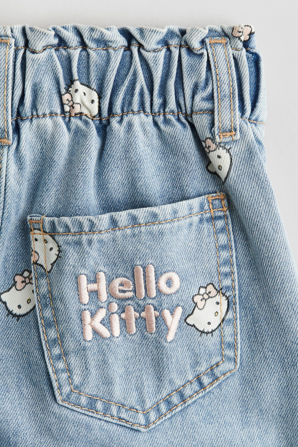 Wide Leg Jeans con motivo - H&m фото 3