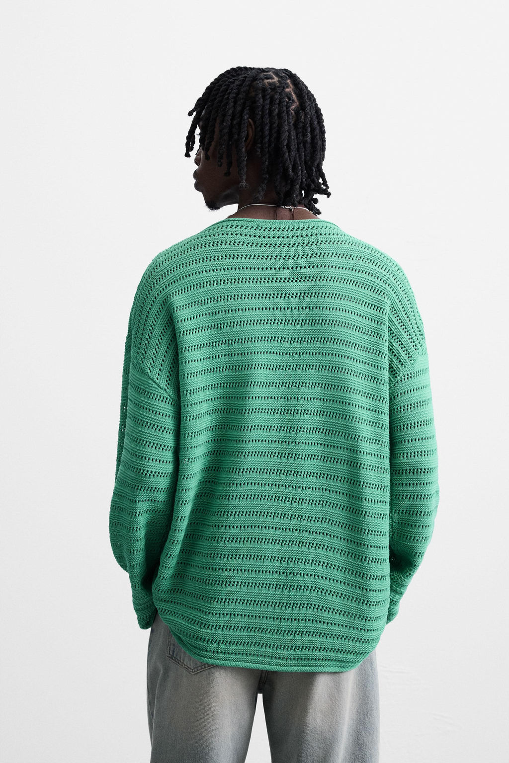 TEXTURED KNIT SWEATER - Zara фото 3