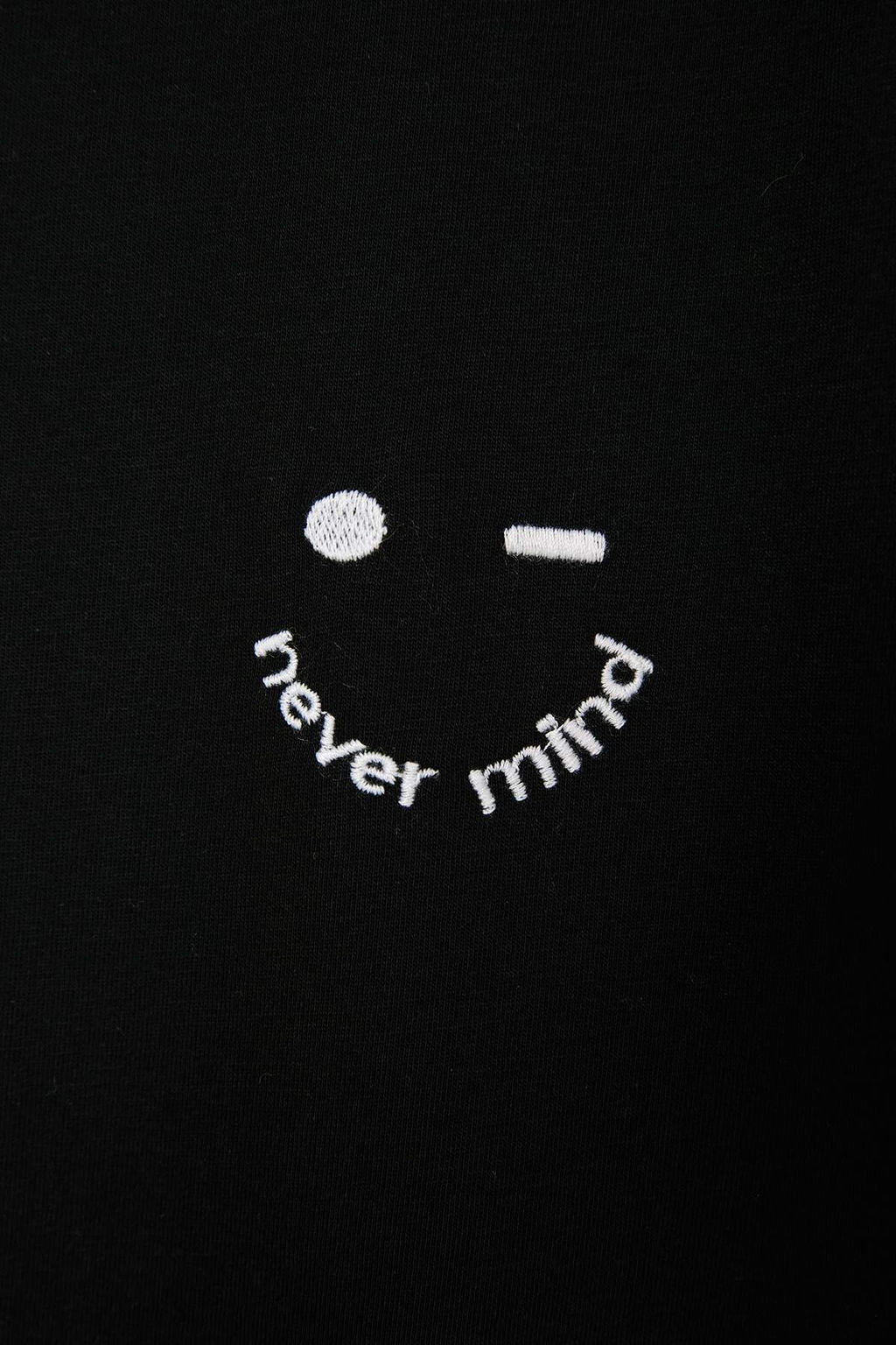 Siyah Oversize/Genis Kesim Slogan Nak?sl? %100 Pamuk T-Shirt TMNSS26TS00048 - Trendyolmilla фото 2