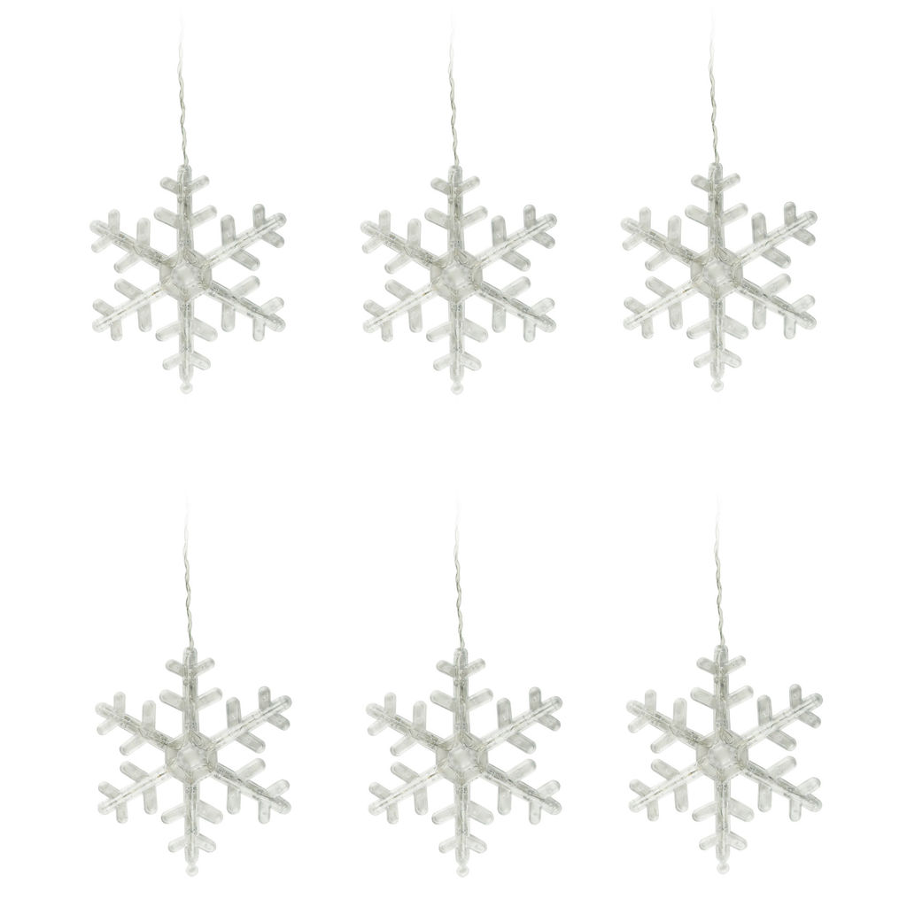 ULD-E1503-072/DTA BLUE IP20 SNOWFLAKES-3 Занавес фигурный светодиодный, 1,5х0,3м. 72 светодиода. Синий свет. Провод прозрачный. TM Uniel