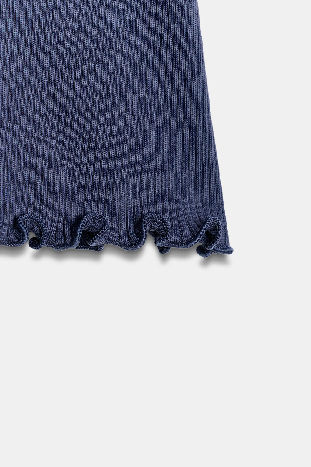 CAMISETA RIB TIRANTES ALGOD?N / Azul - Zara фото 7