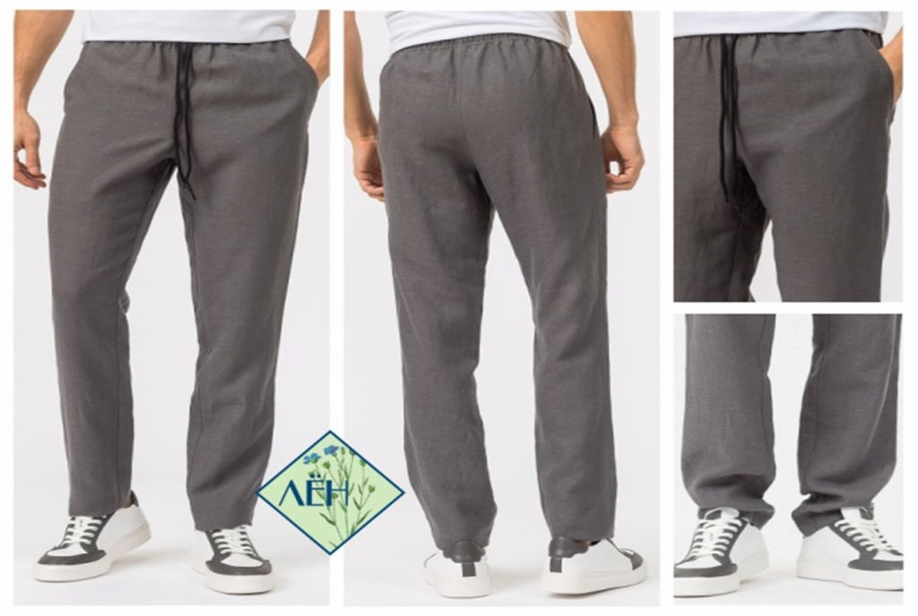 Мужские брюки из льняной ткани