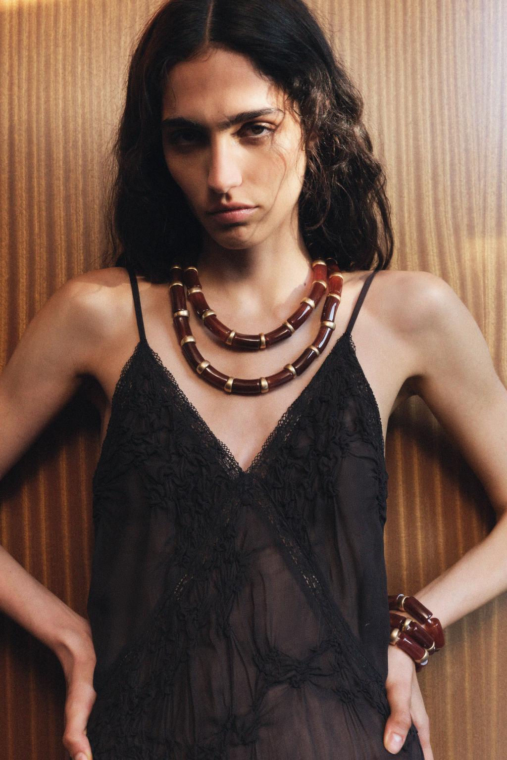 2-PACK OF CONTRAST NECKLACES - Zara фото 2