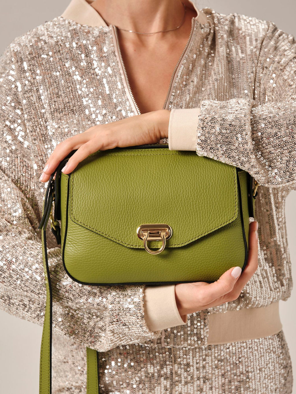 Сумка через плечо Azaro 3684 зеленый бамбук