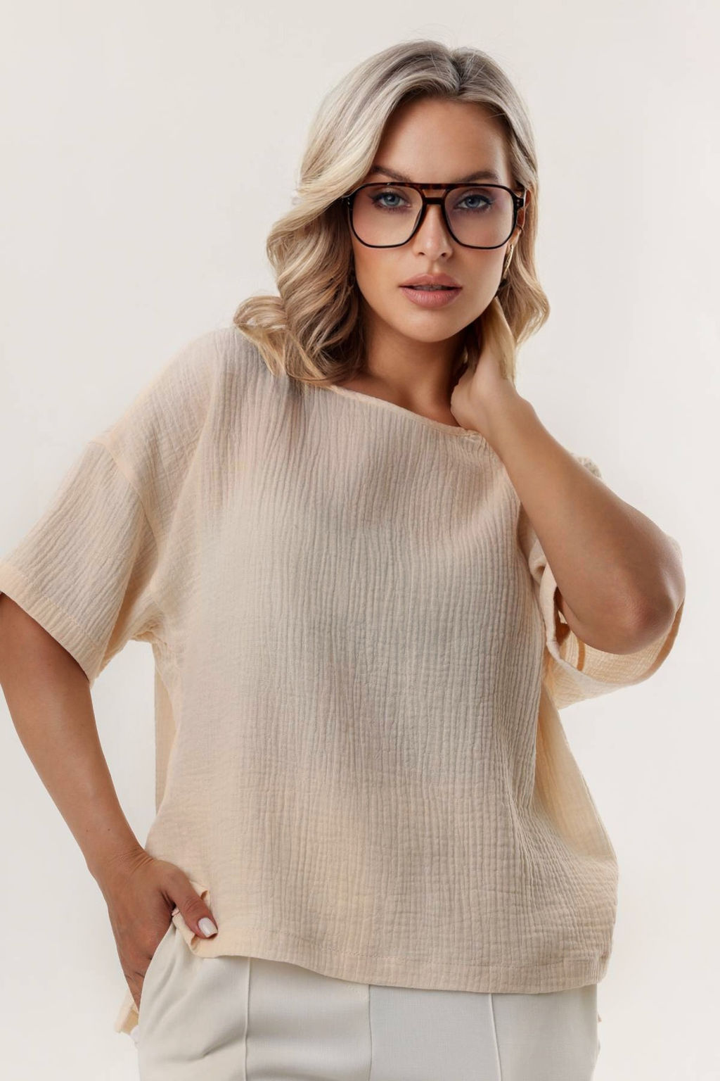 Блузка 4283/06/Экрю