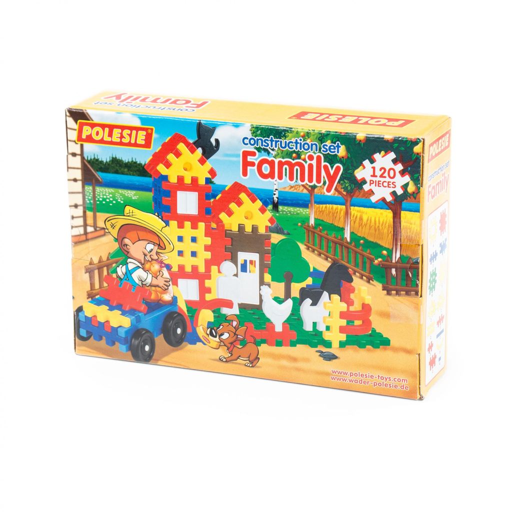 Конструктор Семья (120 элементов) (в коробке) - Полесье фото 7