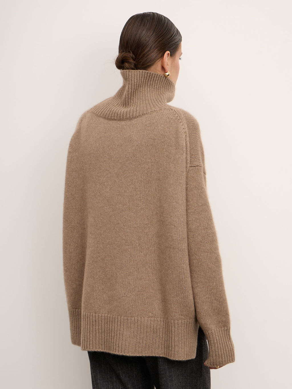 Свитер из кашемира женский 03-25-201-0C капучино