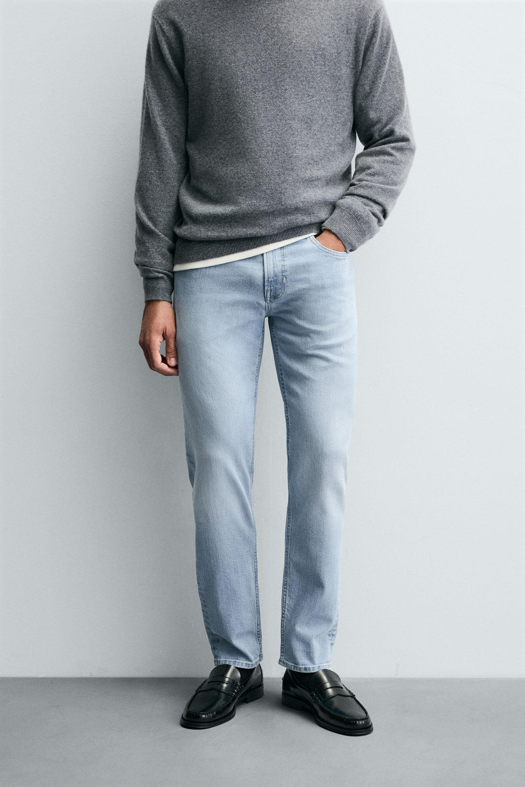 BASIC SLIM FIT JEANS - Zara фото 12