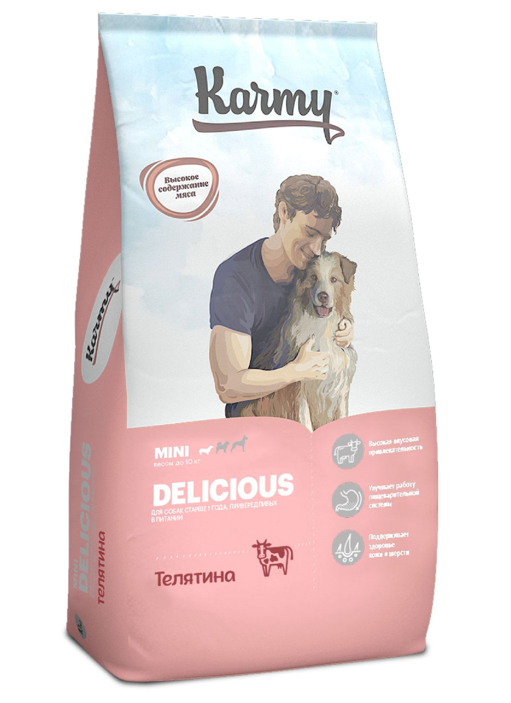 Корм для собак мелких пород привередливых в питании, с телятиной УТ-00007878
