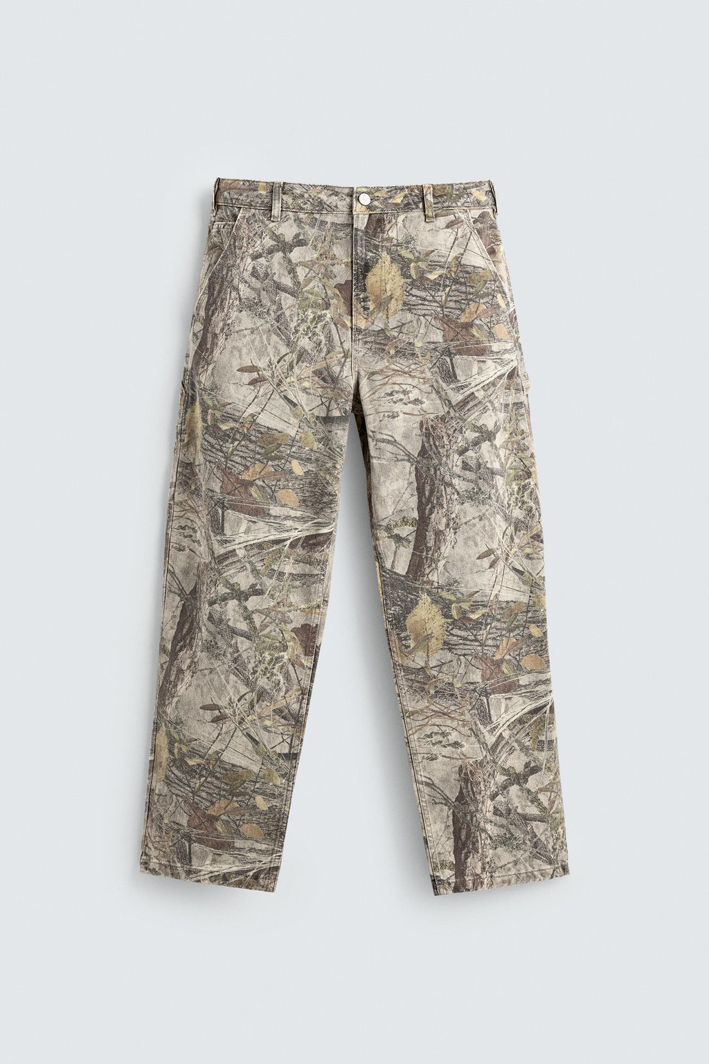 ABSTRACT PRINT CARPENTER TROUSERS - Zara фото 7