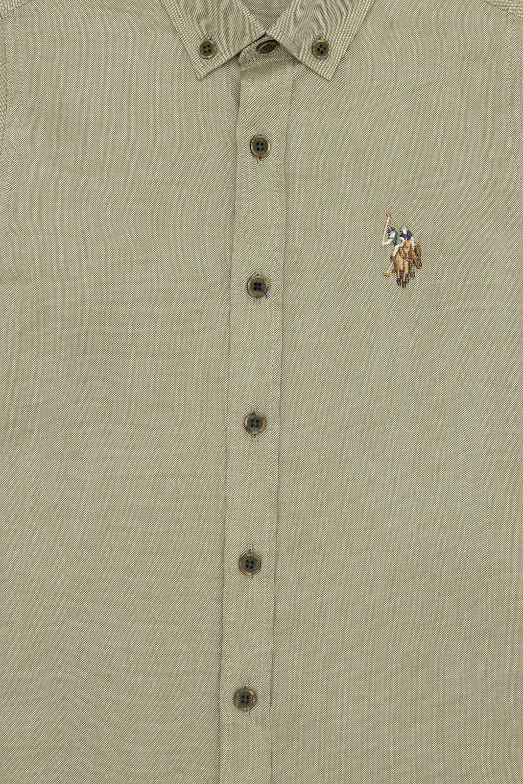 Erkek _ocuk Haki Uzun Kollu Basic G_mlek - U.s. polo assn фото 3