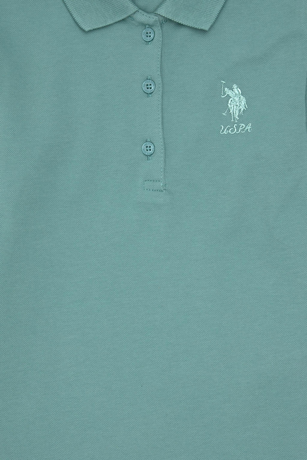 Базовый свитшот мятного цвета для девочек - U.s. polo assn фото 3