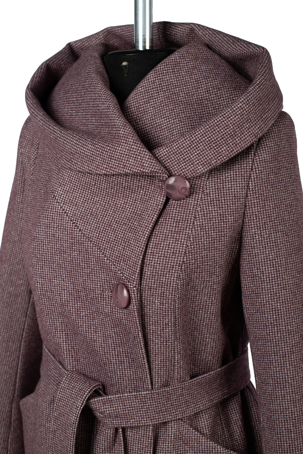 Пальто женское демисезонное (пояс) - El podio фото 13