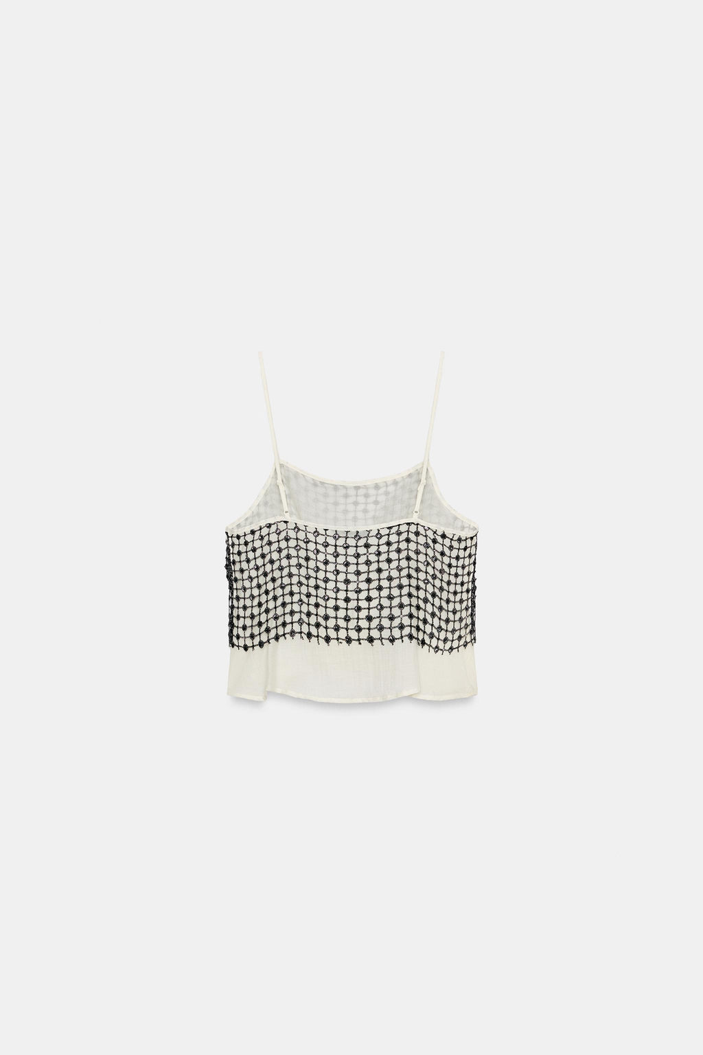TOP LENTEJUELAS HILO METALIZADO / Crudo - Zara фото 7