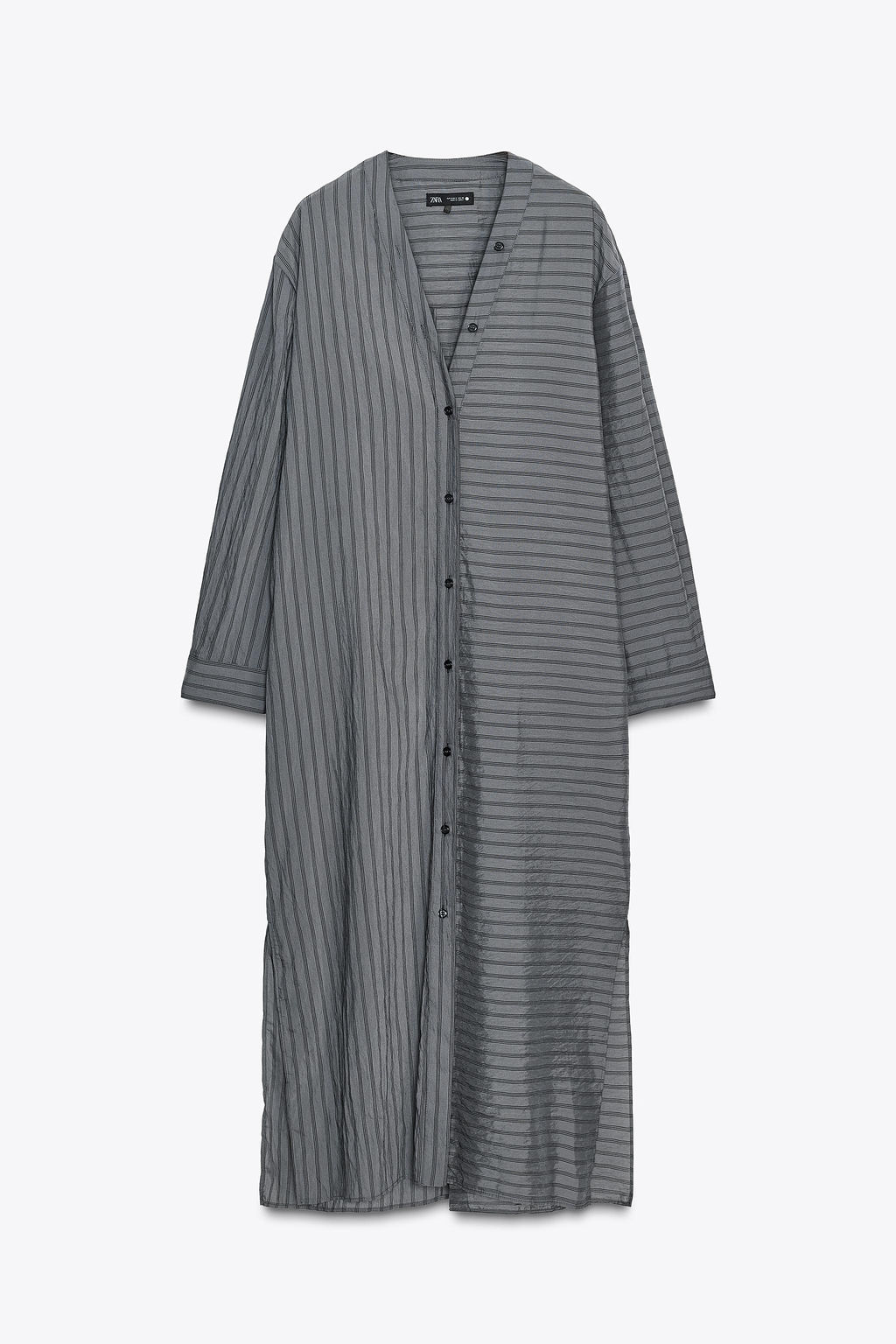 ZW COLLECTION STRIPED SHIRT DRESS - Zara фото 14